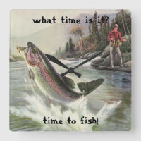 Vintage Regenbogenforelle Fischerei
