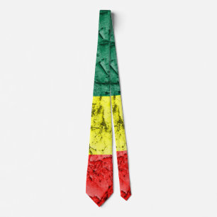 Vintage-Reggae-Flagge Krawatte