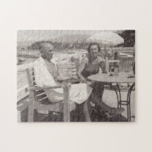 Vintage Reise alte sepia Foto Cannes Frankreich 19