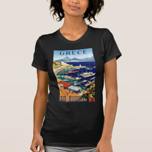 Vintage Reise Athen Griechenland T-Shirt