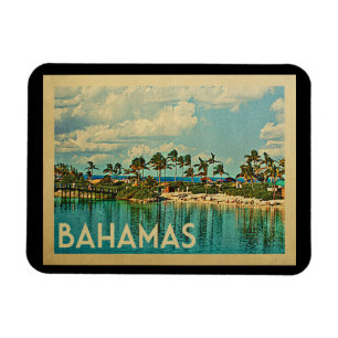 Vintage Reise Bahamas Magnet