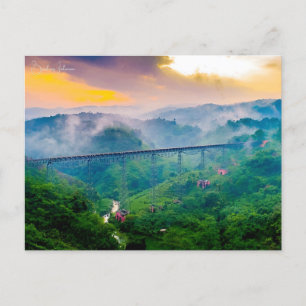 Vintage Reise Bandung Indonesien Ferienstadt Postkarte