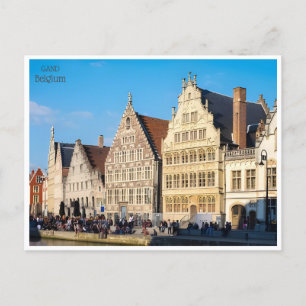 Vintage Reise Gent Gad belgium Belgien Postkarte