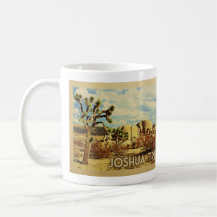 Vintage Reise Joshua-Baum-Kaliforniens Kaffeetasse