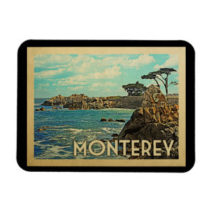 Vintage Reise Monterey Kalifornien Magnet