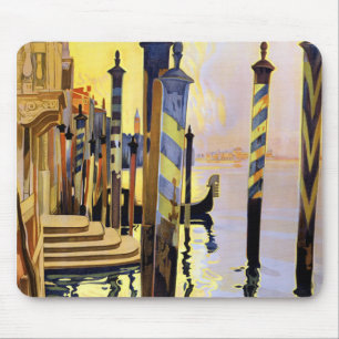 Vintage Reise Mousepad Venedigs Italien