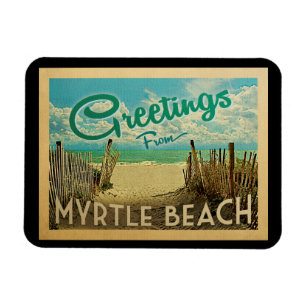 Vintage Reise Myrtle Beach Magnet
