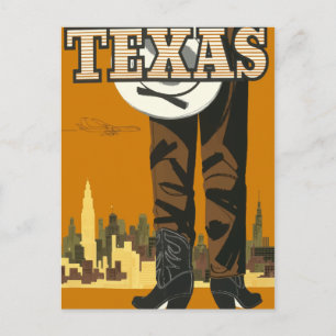 Vintage Reise Postcard Texas USA Postkarte