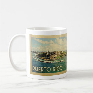 Vintage Reise Puertos Rico Kaffeetasse