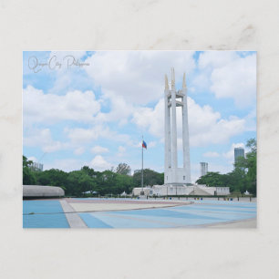 Vintage Reise Quezon City Philippinen City Retro Postkarte