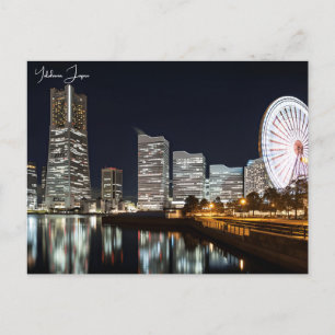 Vintage Reise Stadt Yokohama Japan Urlaub Retro Postkarte
