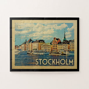Vintage Reise Stockholms Schweden