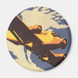 Vintage Reise- und Transportflugzeug Flying Magnet