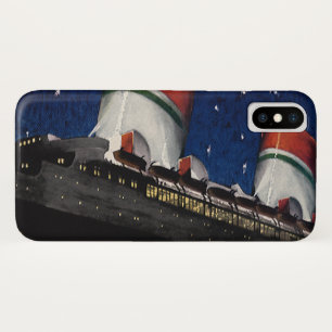 Vintage Reise, Urlaub auf einem Kreuzfahrtschiff b Case-Mate iPhone Hülle