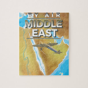 Vintage-Reiseplakat Naher Osten