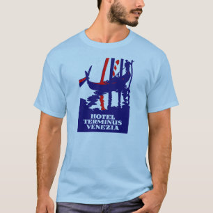 Vintage-Reiseposter Hotel Terminus Venedig, Italie T-Shirt