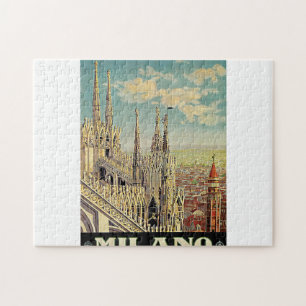 Vintage-Reiseposter Mailand Mailand