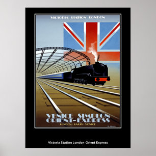 Vintage Reiseposter Orientexpress Poster