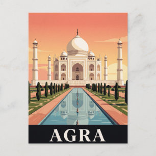 Vintage-Reisepostkarte AGRA Postkarte
