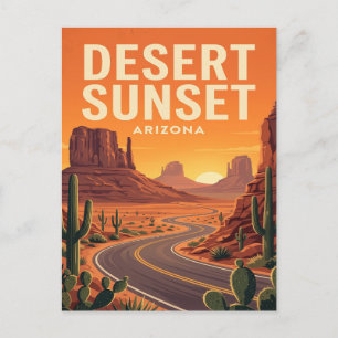 Vintage-Reisepostkarte Arizona Postkarte