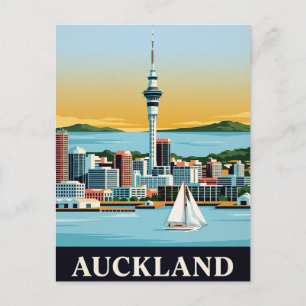 Vintage-Reisepostkarte AUCKLAND Postkarte