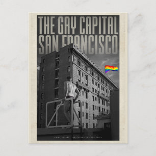 Vintage-Reisepostkarte aus San Francisco Postkarte