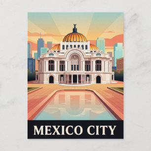 Vintage-Reisepostkarte MEXICO CITY Postkarte