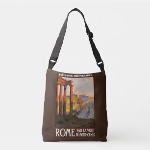 Vintage Reisetaschen Roms Italien Tragetaschen Mit Langen Trägern