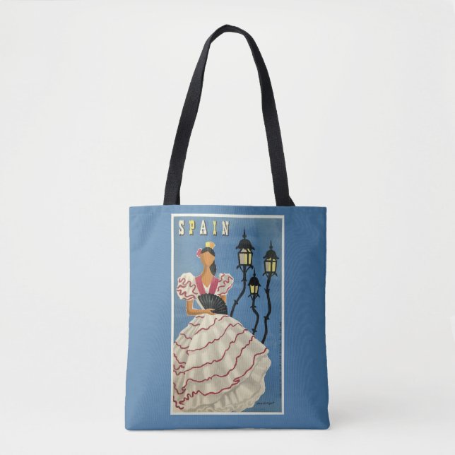 Vintage Reisetaschen SPANIENS Tasche (Vorderseite)