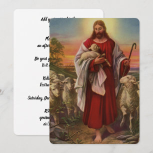 Vintage Religion, Christus, der gute Hirte Einladung