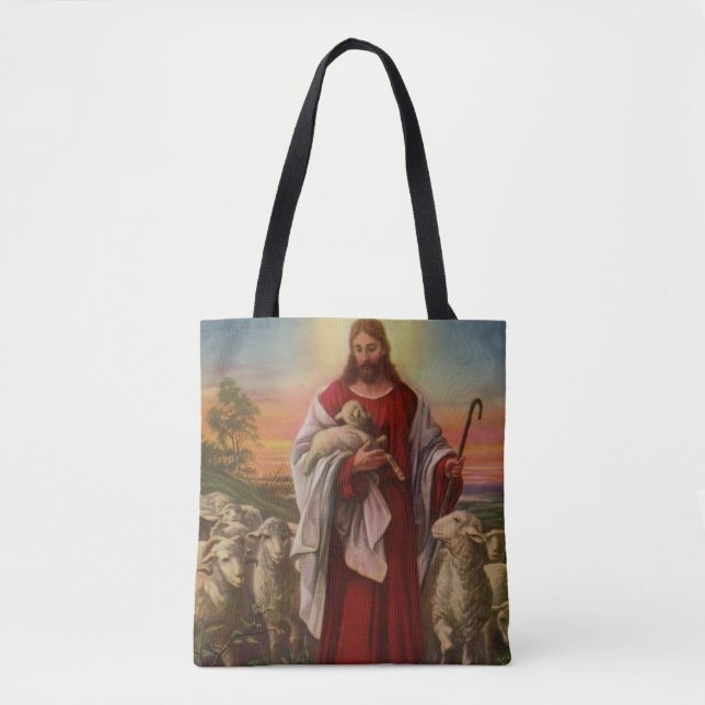 Vintage Religion, Christus, der gute Hirte Tasche (Vorderseite)