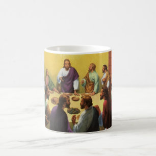 Vintage Religion, Das letzte Abendmahl mit Jesus C Kaffeetasse
