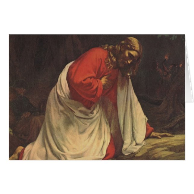 Vintage Religion Jesus Christlicher Garten von Get (Vorderseite (Horizontal))