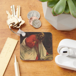Vintage Religion Jesus Christus Garten von Gethsem Schlüsselanhänger