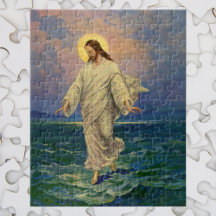 Vintage Religion, Jesus Christus läuft auf dem Was