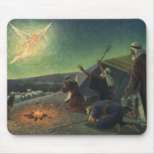 Vintage Religion, Verkündigung an die Hirten Mousepad