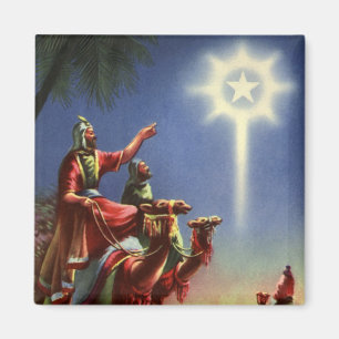 Vintage Religion, Weise Männer mit dem Stern von B Magnet