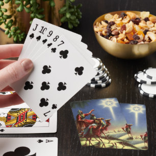Vintage Religion, Weise Männer mit dem Stern von B Spielkarten