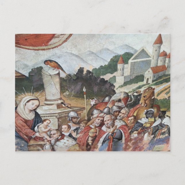Vintage Religiöse Kunst Postkarte (Vorderseite)