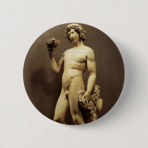 Vintage Renaissance-Statue Bacchus von Michelangel Button