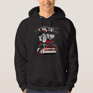 Vintage-Rennwagen Hoodie