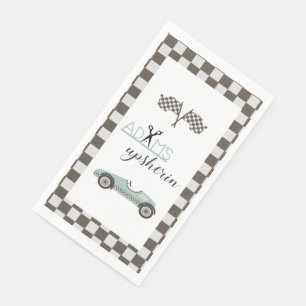 Vintage-Rennwagen  Serviette