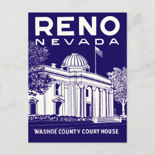 Vintage Reno Nevada Postkarte