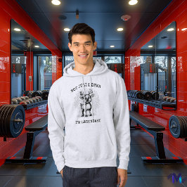 Vintage Rentier Hoodie - Retro Halftone Black