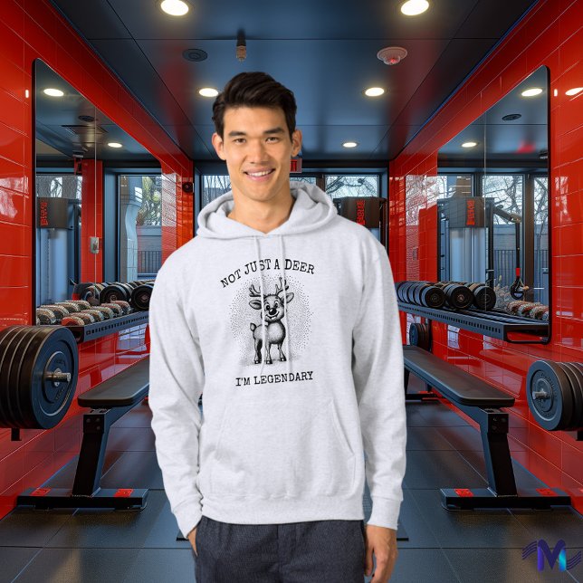 Vintage Rentier Hoodie - Retro Halftone Black (Von Creator hochgeladen)