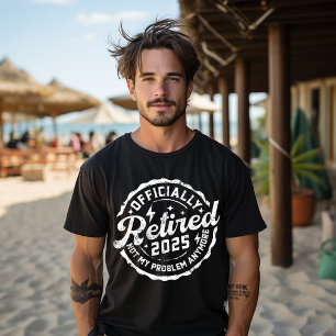 Vintage Rentner 2025, Ruhestand 2025 Männer Frauen T-Shirt