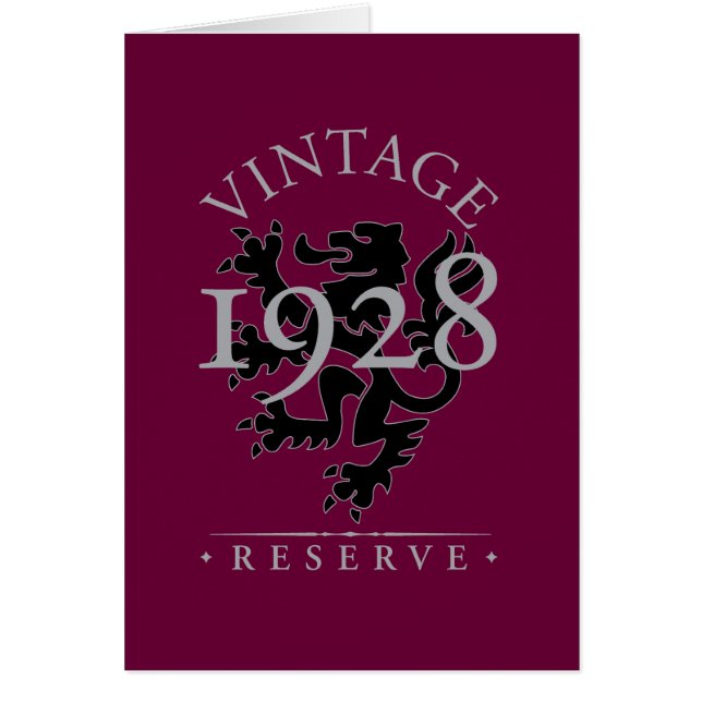 Vintage Reserve 1928 (Vorne)