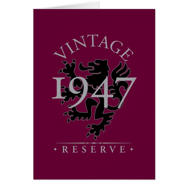 Vintage Reserve 1947 (Vorne)