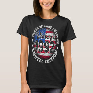 Vintage Retro 1992 31. Geburtstag 31 Jahre alt Ame T-Shirt
