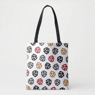 Vintage Retro 45 U/min Vinyl Record Design Tote Ba Tasche